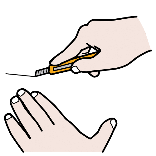 cut