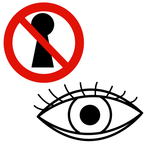 Prying is forbidden