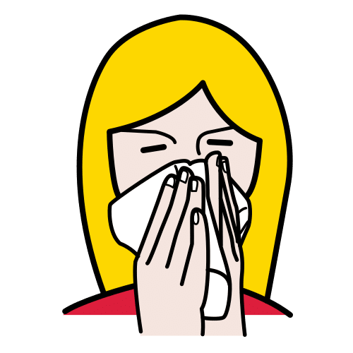 blow the nose