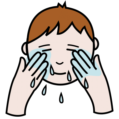 wash the face