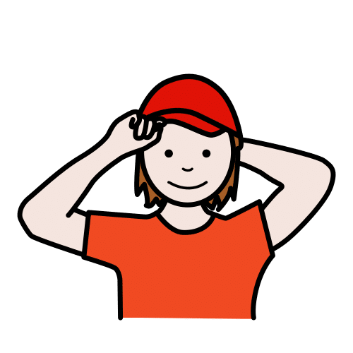 put on cap