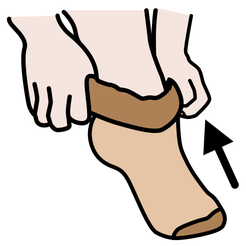 put on tights