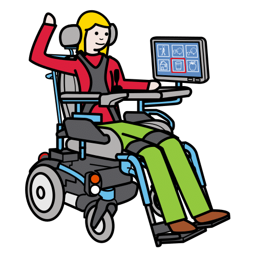 woman with cerebral palsy