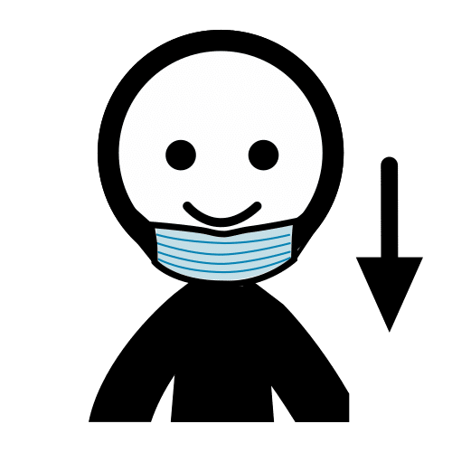 take surgical mask off