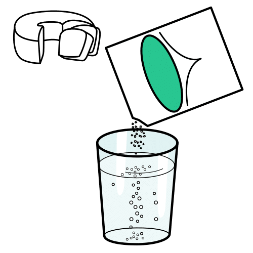 baking soda sachet