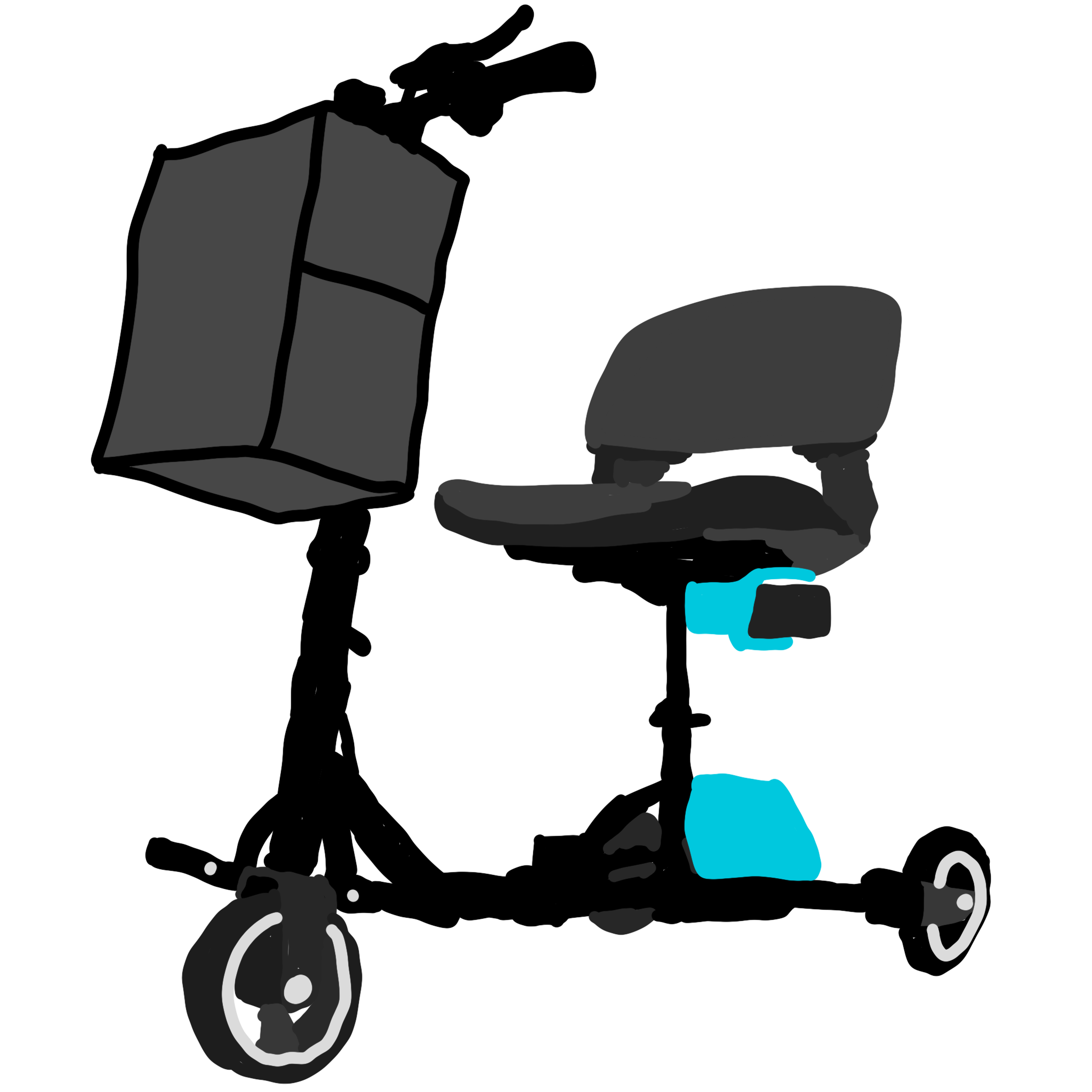 folding mobility scooter