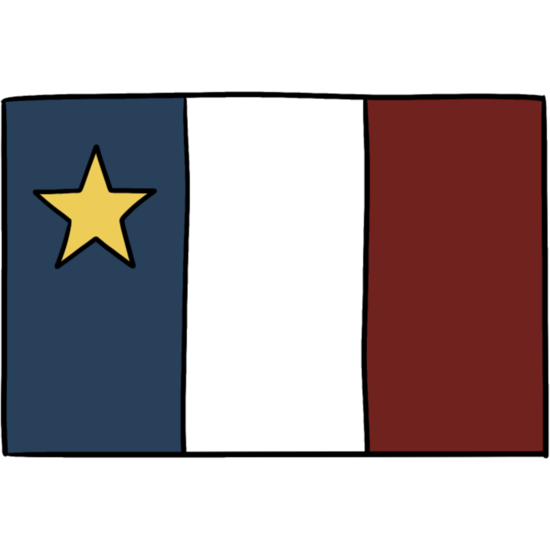Acadian flag