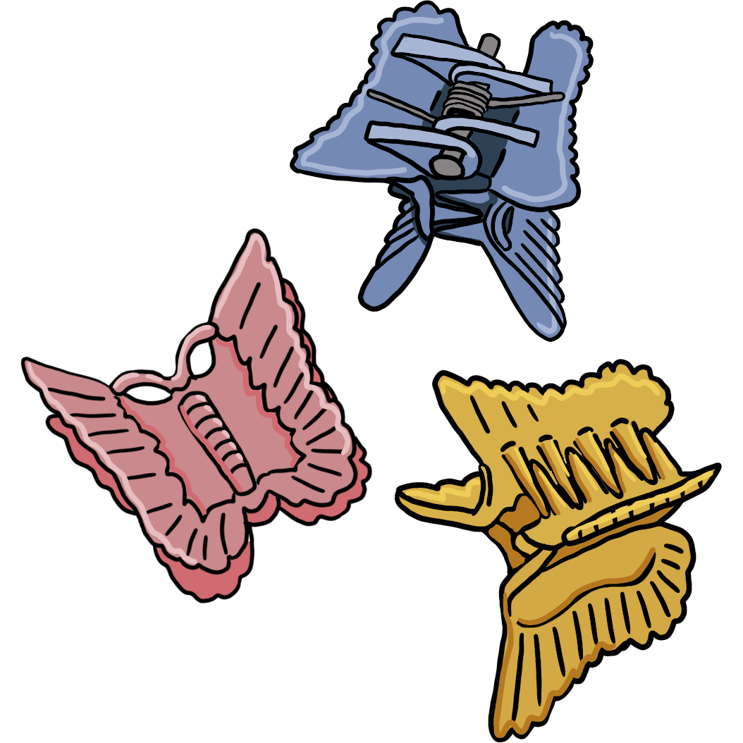 butterfly clip