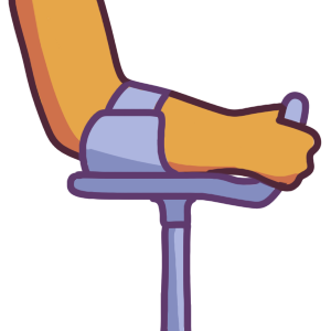 platform forearm crutch