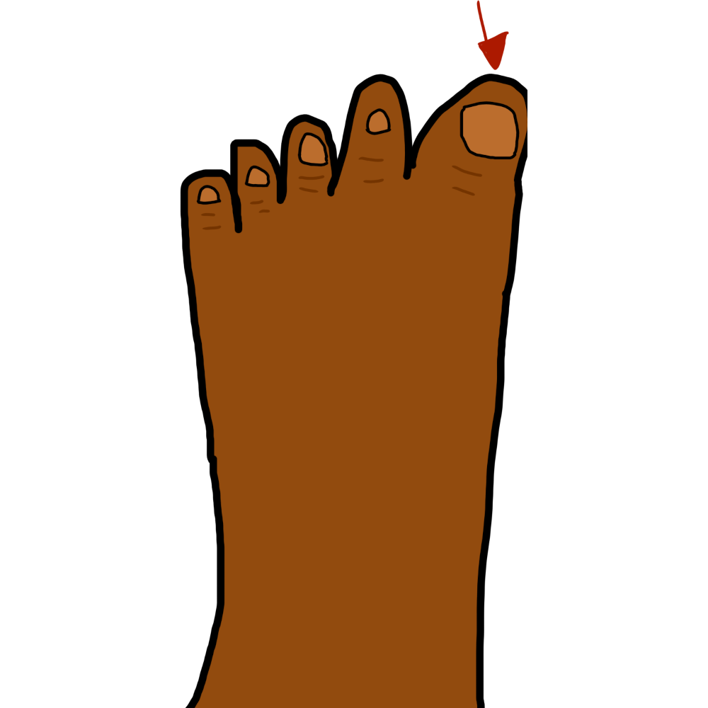 big toe