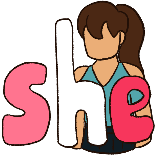 she