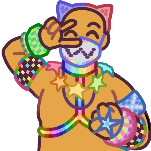 person wearing kandi