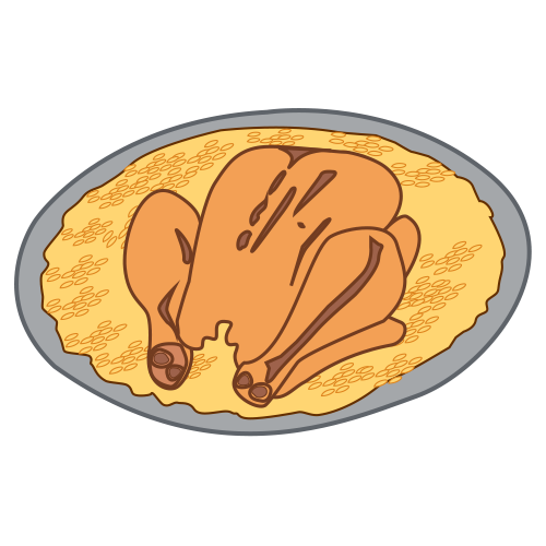 rice and chicken