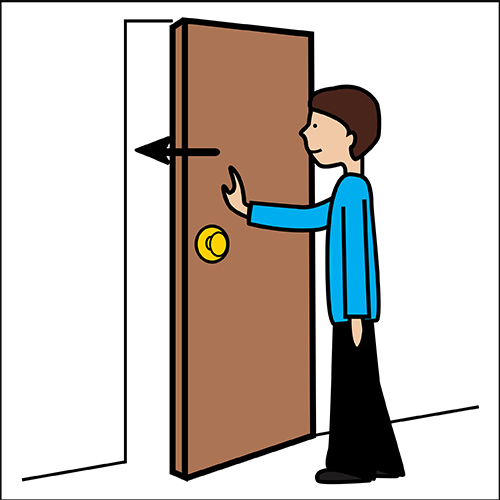 push shut