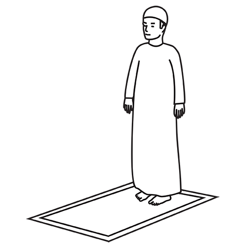 standing up after ruku