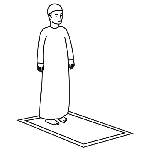 standing up after ruku