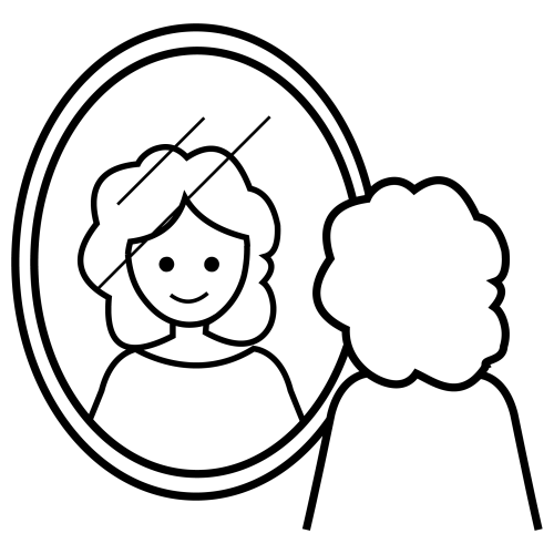 mirror b&w