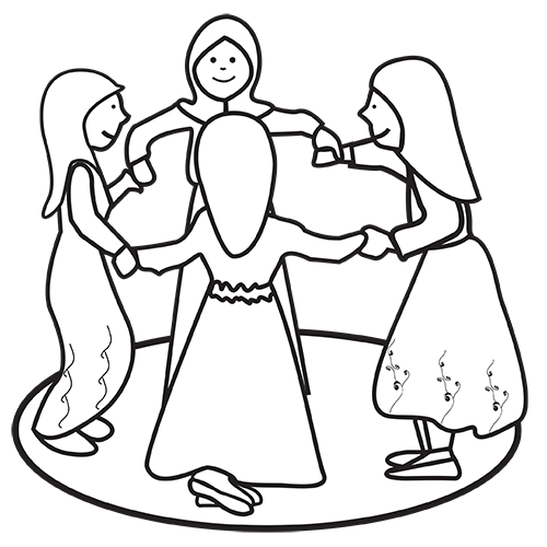 circle of children