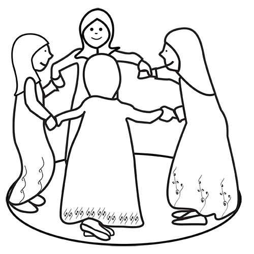 circle of children