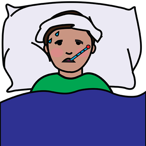 to get sick