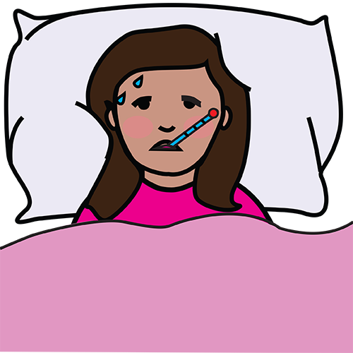 to get sick