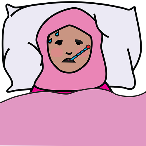 to get sick