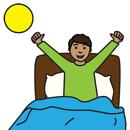 wake up
