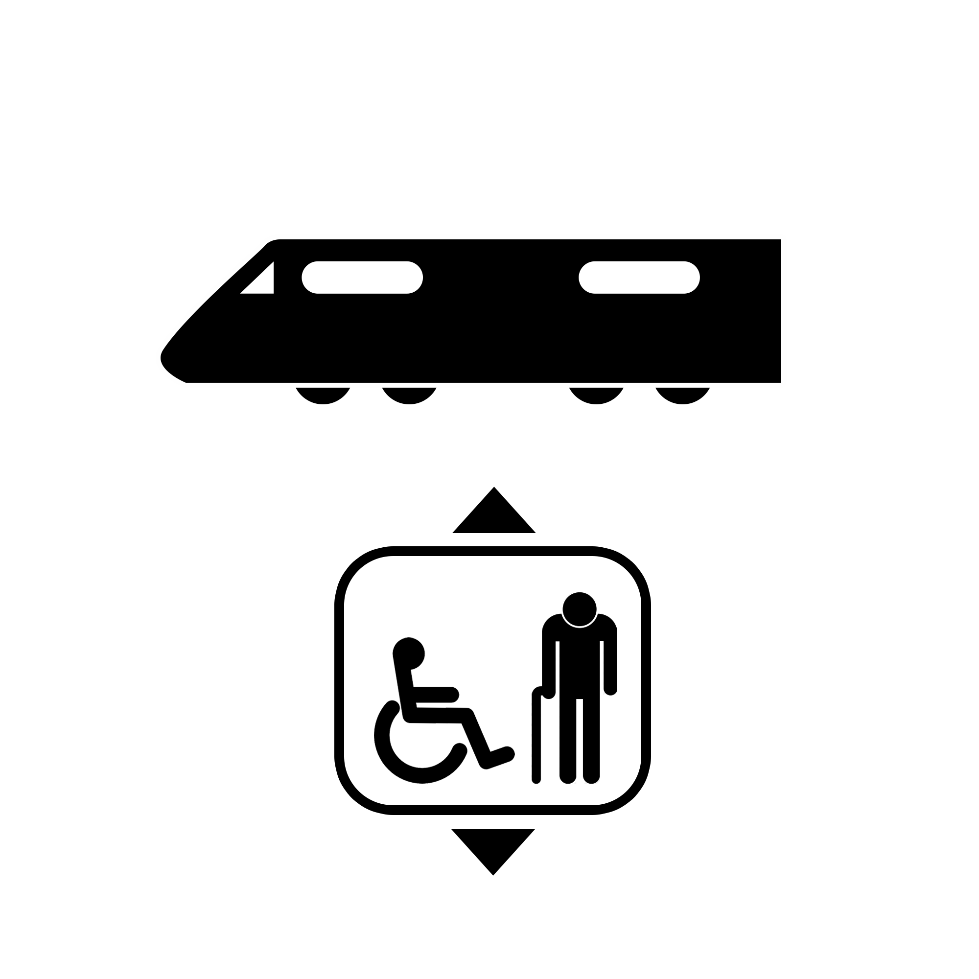 metro elevator sign